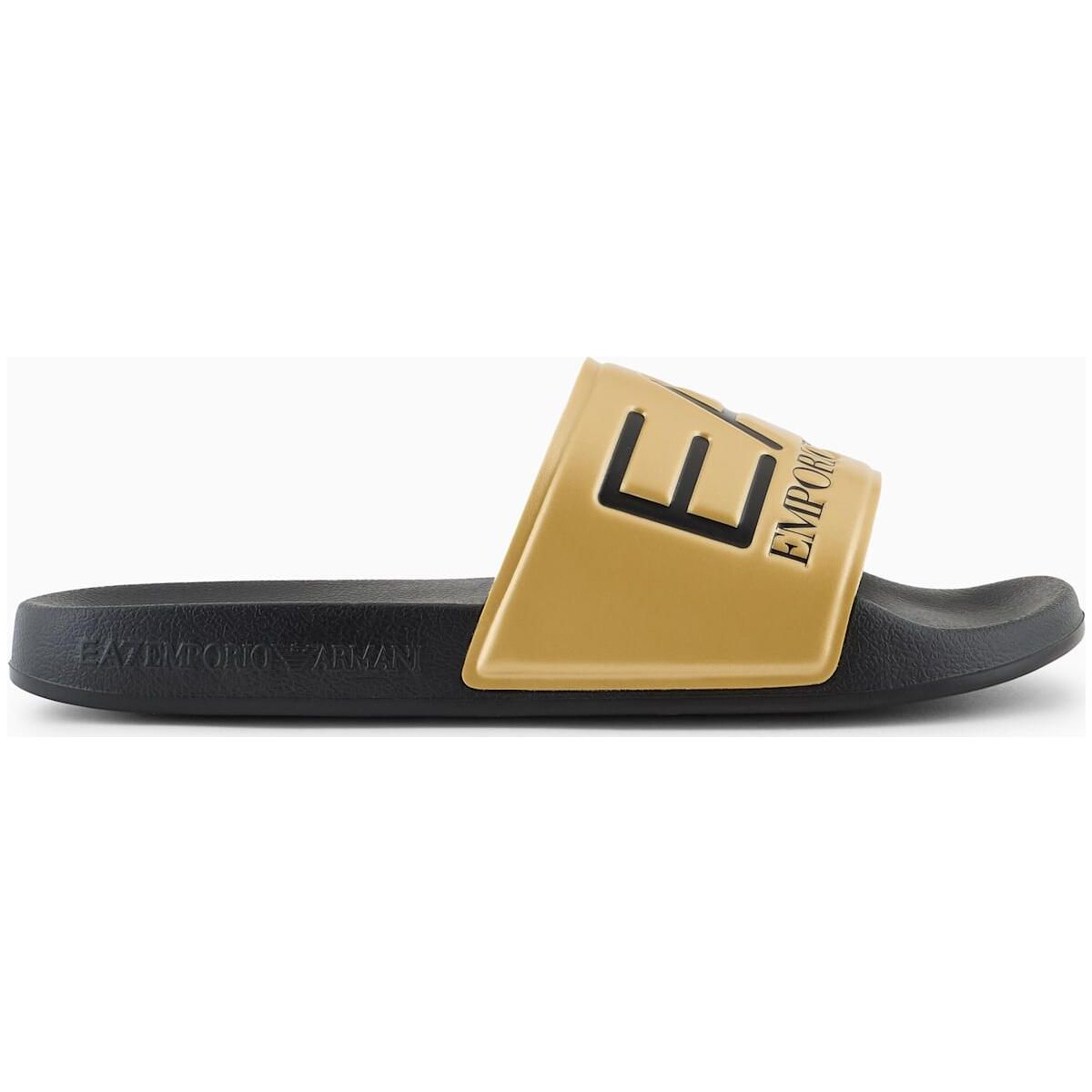 EA7 Scarpe Beachwear - Water Sports Visibility Slipper U PVC shyny gold+black (MZ097) 39 7X000108 AF15118-MZ097-39