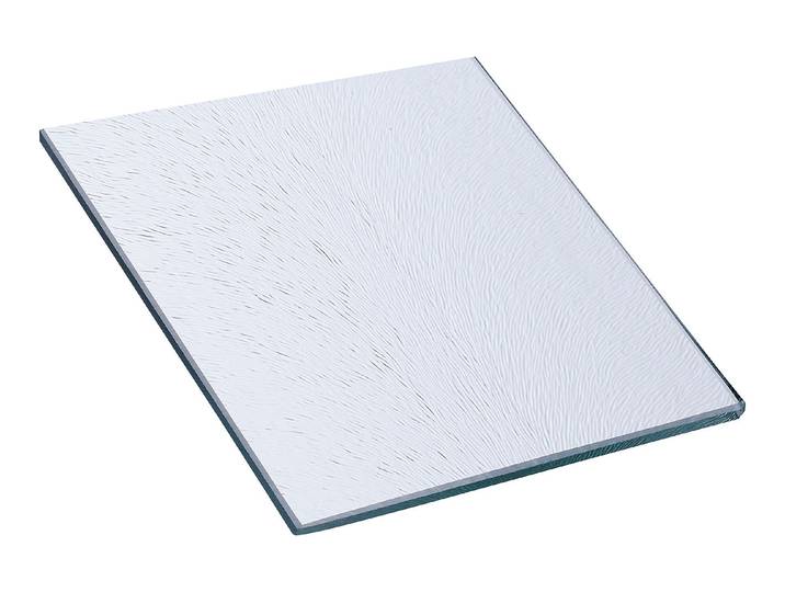 Glas Chinchilla Weiss 2.2 × 1.7 m 4mm
