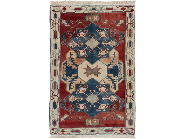 Azerbaijan Teppich 222x150 Handgeknüpft Orientteppich Wolle