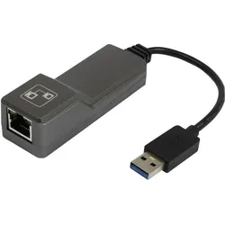 Allnet ALL0174XG-A - USB Typ-C - RJ-45 - Schwarz (USB-C, RJ45 (1x)), Netzwerk Adapter, Schwarz