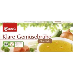 Klare Gemüsebrühe Brühwürfel - hefefrei 12 Stück