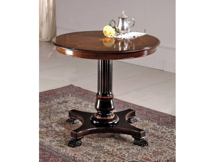 JVmoebel Beistelltisch Kaffeetisch aus Holz mit braunen Akzenten und zeitlosem Design (1-St), Made in Europa
