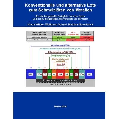 Konventionelle und alternative Lote zum Schmelzlöten von Metallen, Taschenbuch von Klaus Wittke,Wolfgang Scheel,Mathias Nowottnick, BoD – Books on
