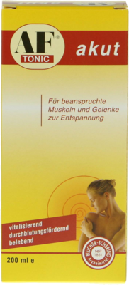 Blücher-Schering GmbH & Co. KG AF TONIC akut flüssig 200 ml 02855303