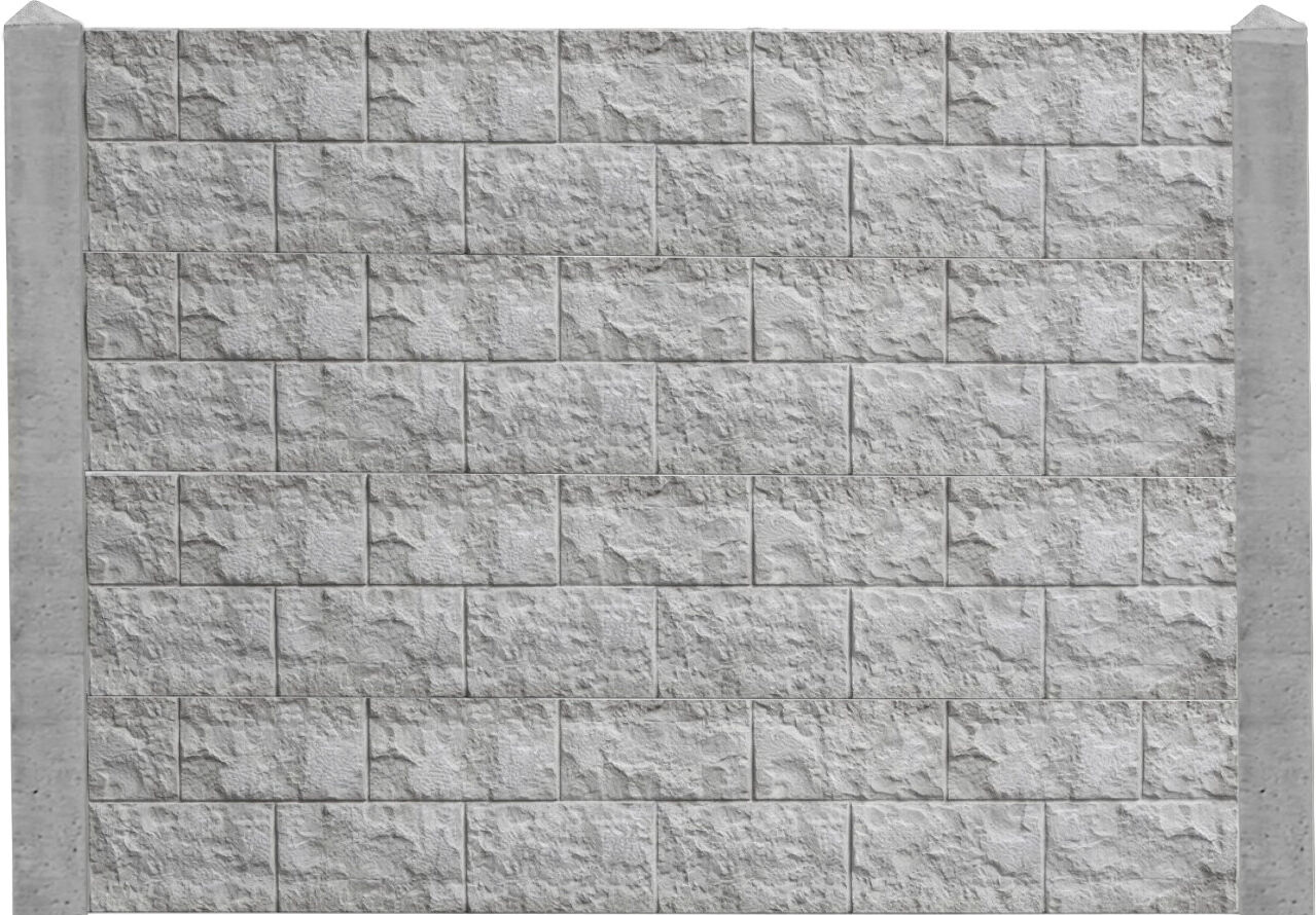 Beckers Betonzaun Betonzaun Erweiterungsset Casa Borsika mit Eckpfosten 193 cm