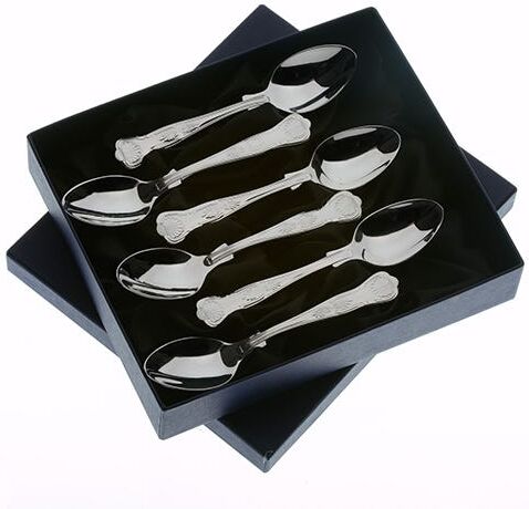 Arthur Price of England Kings Sovereign Silver Plate Set of 6 Teaspoons