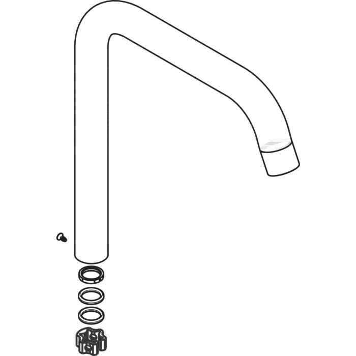 hansgrohe Auslauf Focus 95822000 Spültischmischer chrom