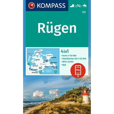KOMPASS Wanderkarte 737 Rügen 1:50.000, Sonstige von , KOMPASS Freytag & Berndt, 978-3-99121-713-8