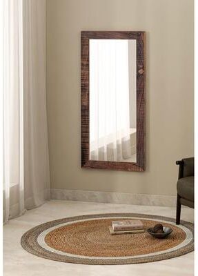 BIDK Home "Wooden Mirror Frame Height 70"""