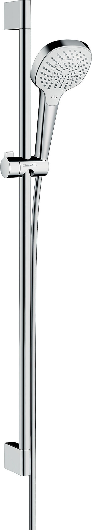 Hansgrohe Croma Select E douche multi défini 26590400 chrome blanc, avec 90 cm douche Unica Croma