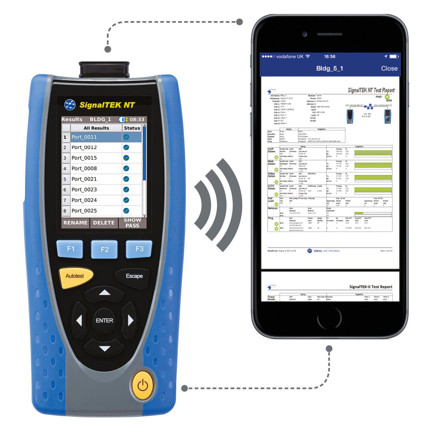 Ideal SignalTEK NT Netzwerk TransmissionTester Touchscreen (Kabeltester) (R156005)