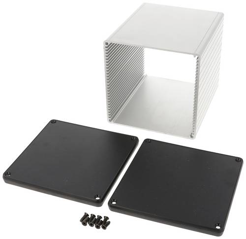 Hammond Electronics 1455NS1202 Universal-Gehäuse 120 x 103 x 103 Aluminium extrudiert Klar 1St.
