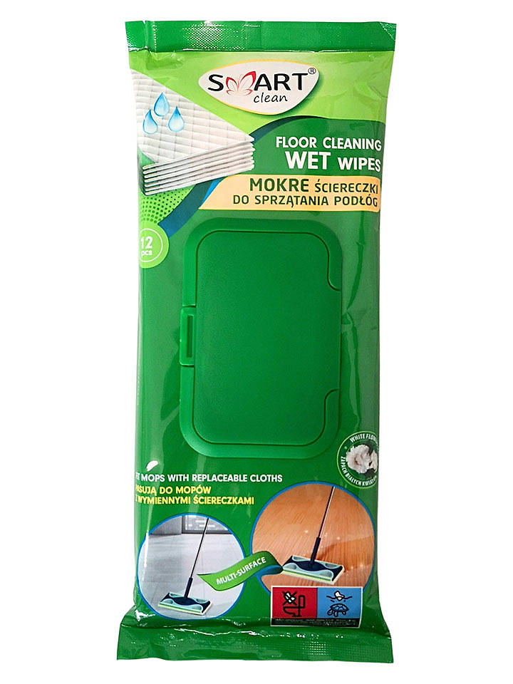 SMART wash Feuchte Bodenreinigungstücher - 12 Stück - onesize
