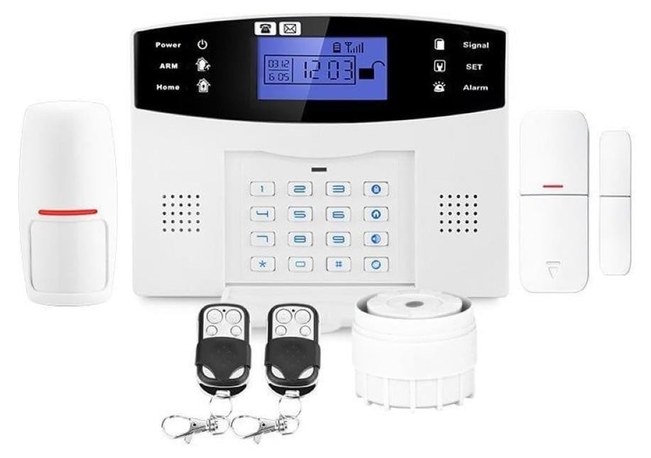 Selius Draadloos Huisalarm Kit met Wifi en GSM