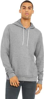 Bella + Canvas 3719 Sponge Fleece Hoodie in Heather size 2XL B3719, BC3719