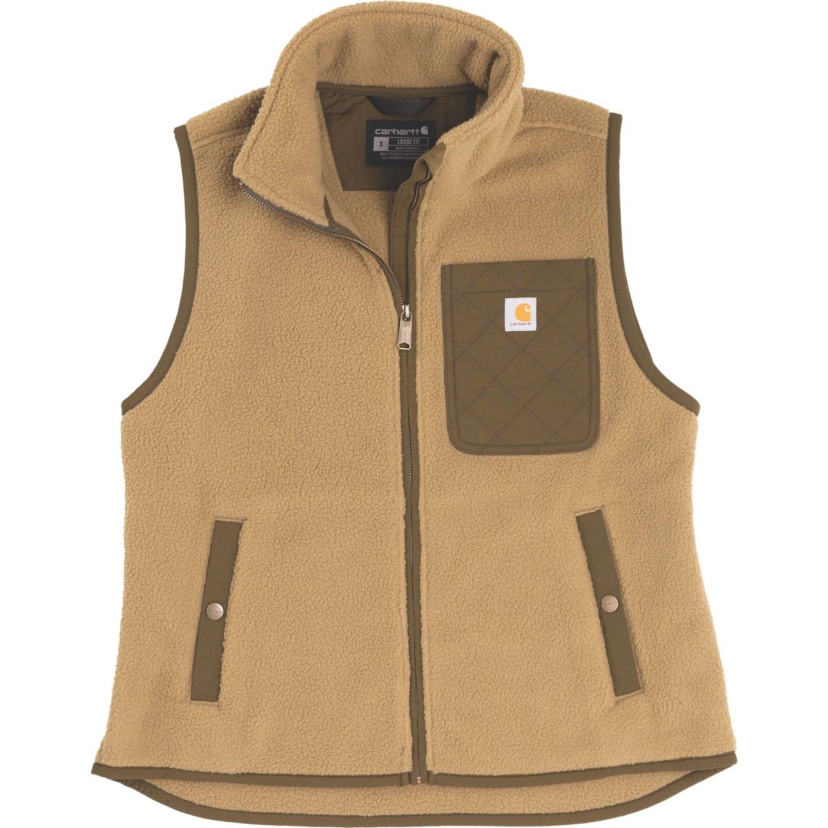 Carhartt Sherpa Fleece Vest night fatigue (GR7) M REG 107729-GR7MREG