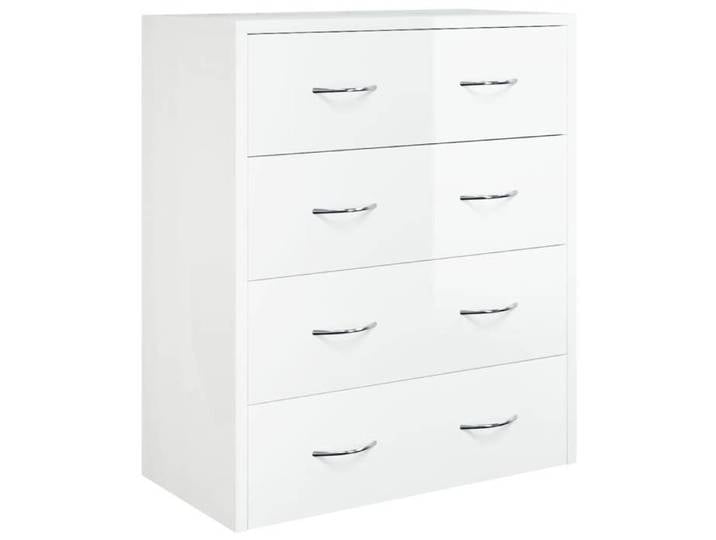 Commode/Buffet contemporain avec 4 tiroirs 60x30 5x71 cm Blanc brillant LL0000162153