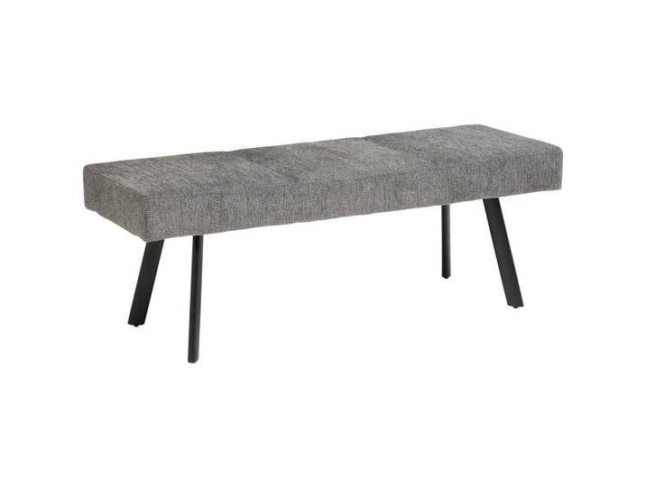 Livetastic Sitzbank, Anthrazit, Metall, 3-Sitzer, 140x49x47 cm, Esszimmer, Bänke, Sitzbänke