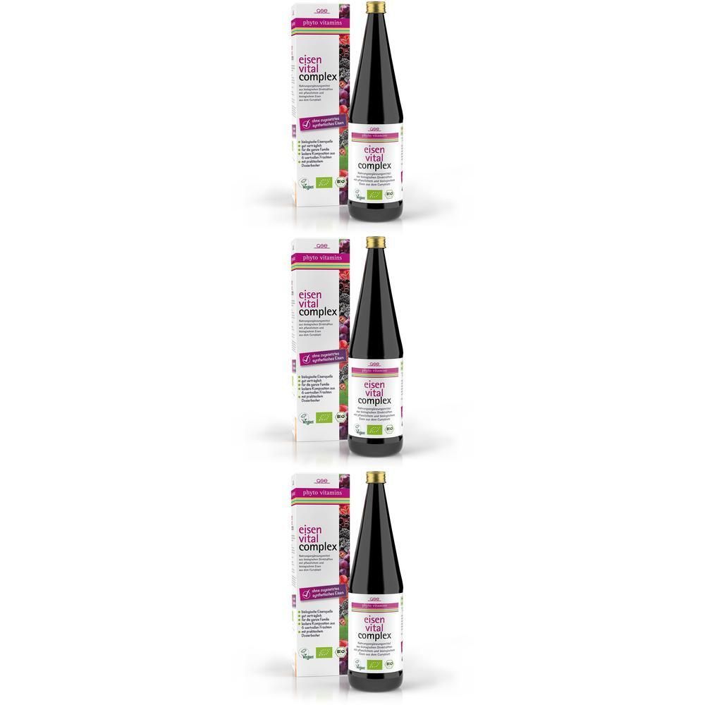 GSE Eisen Vital Complex Bio Flüssigkeit z.Einn. 3x 3x330 ml zum Einnehmen