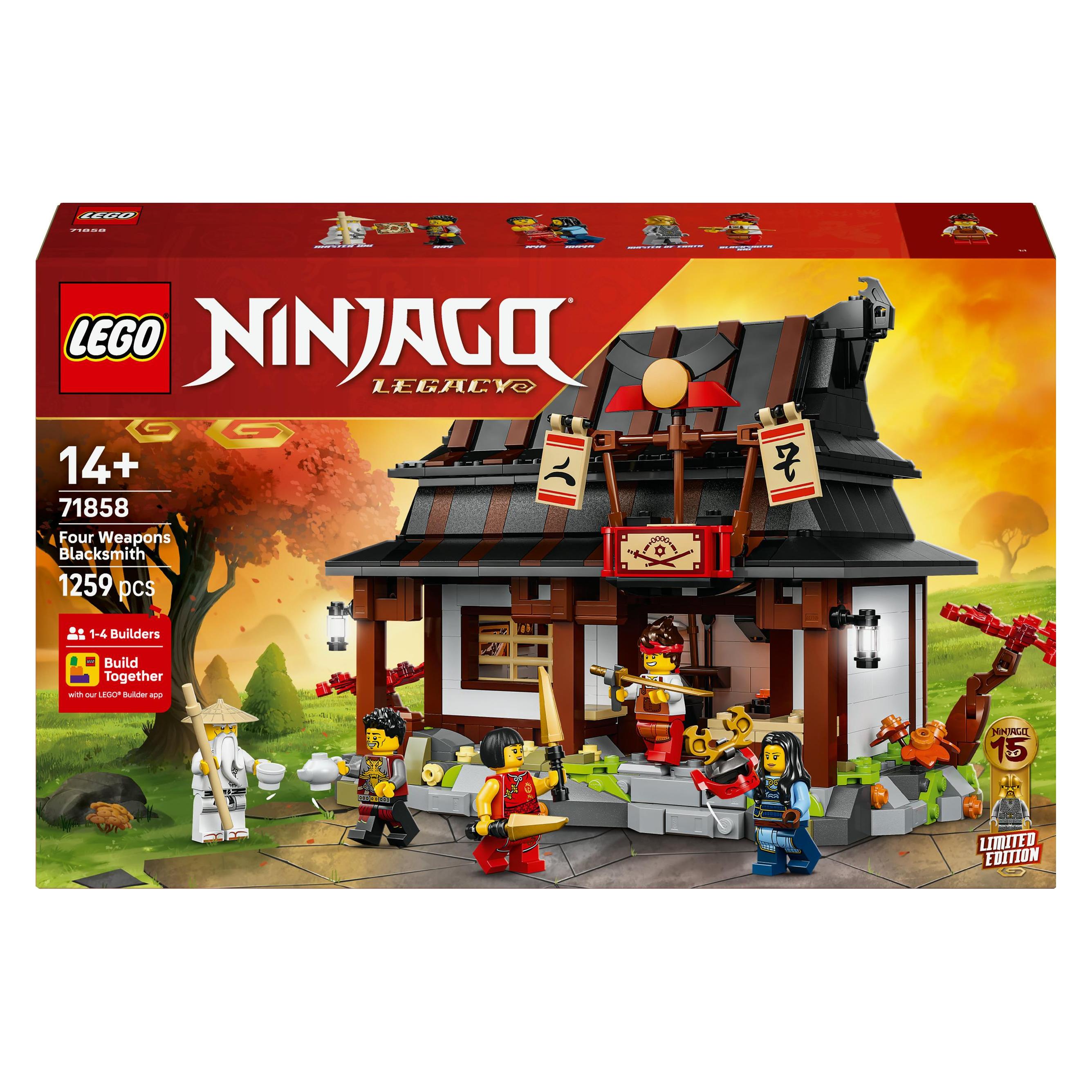 LEGO 15-jähriges Jubiläum der Vier-Waffen-Schmiede (71858, LEGO Ninjago) (71858)