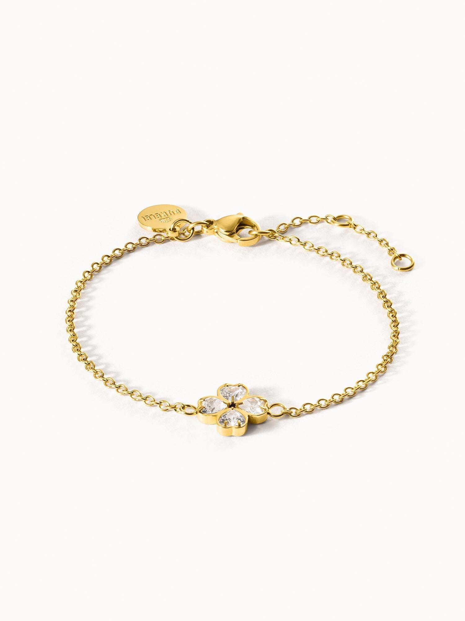 PURELEI Cuore Armband, verstellbare Länge