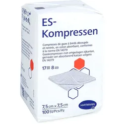 ES-Kompressen unsteril 7,5x7,5 cm 8fach