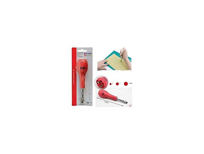 Artemio 2 en 3 mm Punch 3 nummers 4, rood