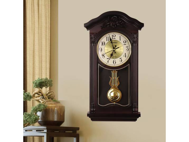 Grande horloge murale chinoise 3D, Vintage, salon, pendule européen, Design rétro moderne, décor de maison et de ferme