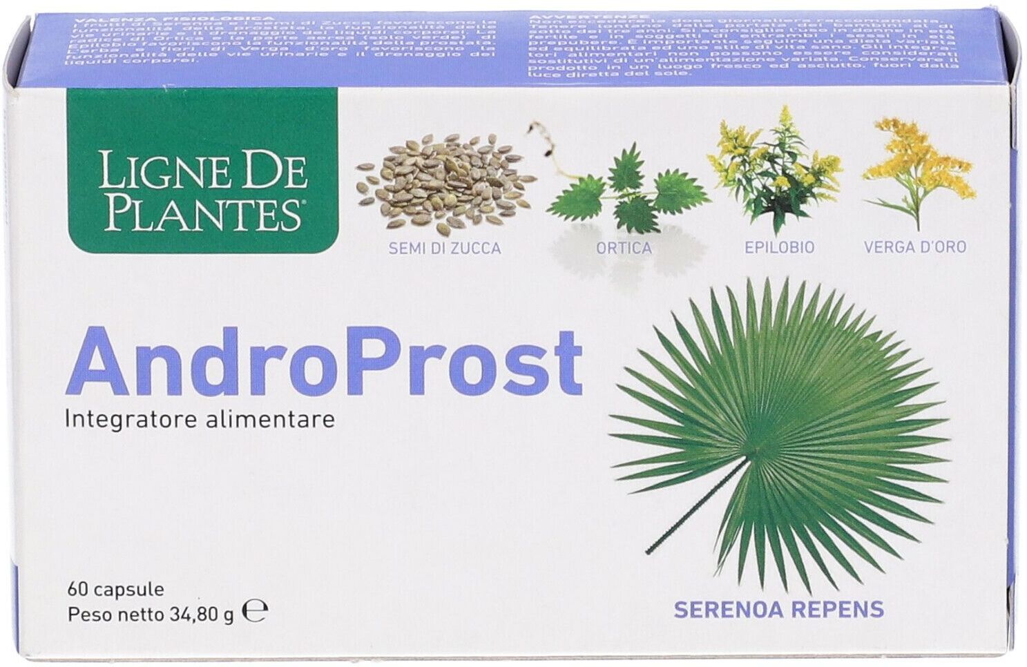 NATURA SERVICE Srl Natura Service, Androprost, 60 capsule