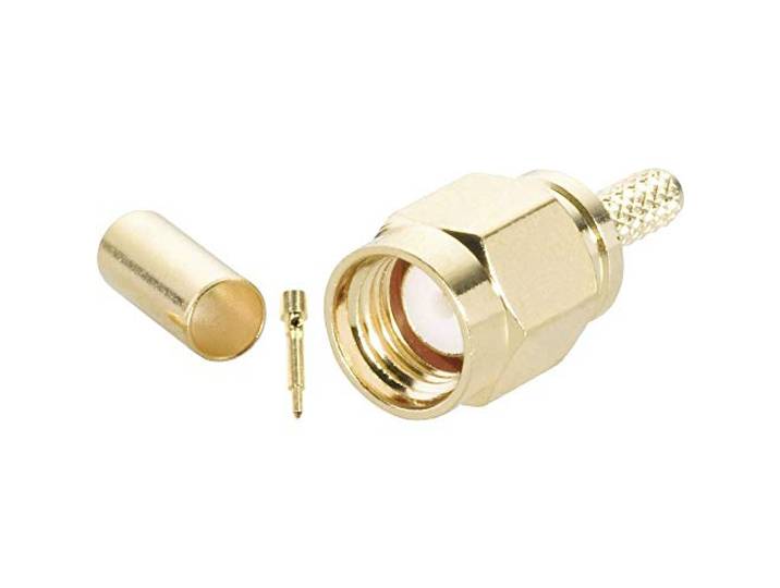 BKL Electronic 0409075 0409075 SMA-stekker, recht, 50 ? 1 stuk