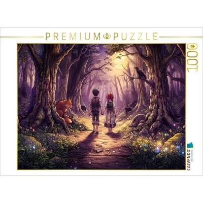 CALVENDO Puzzle Dunkle Gestalten in finsterer Nacht | 1000 Teile Lege-Größe 64 × 48 cm Foto-Puzzle für glückliche Stunden