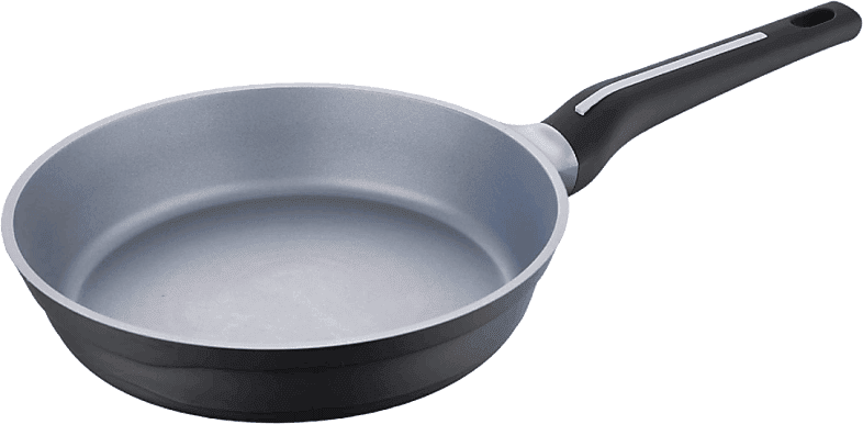 Sartén - San Ignacio Bergner Bistro Grey SG6423, 32x7 cm, Aluminio fundido, Inducción, Mango ergonómico, Negro