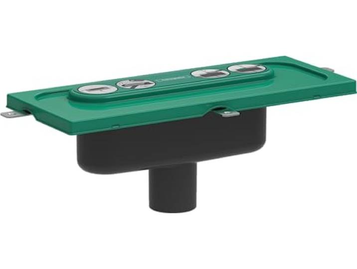 hansgrohe 01002180 uBox universele douchegoten afvoerbehuizing voor verticale installatie basislichaam