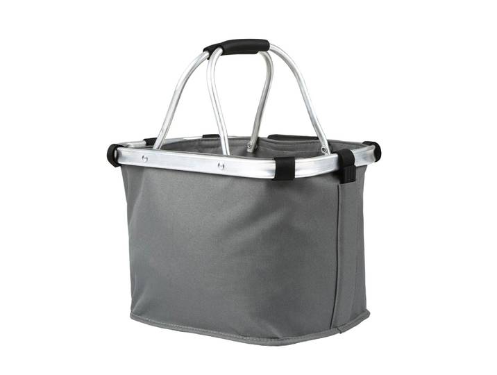 Velokorb vorne faltbar 35 x 21 cm grau