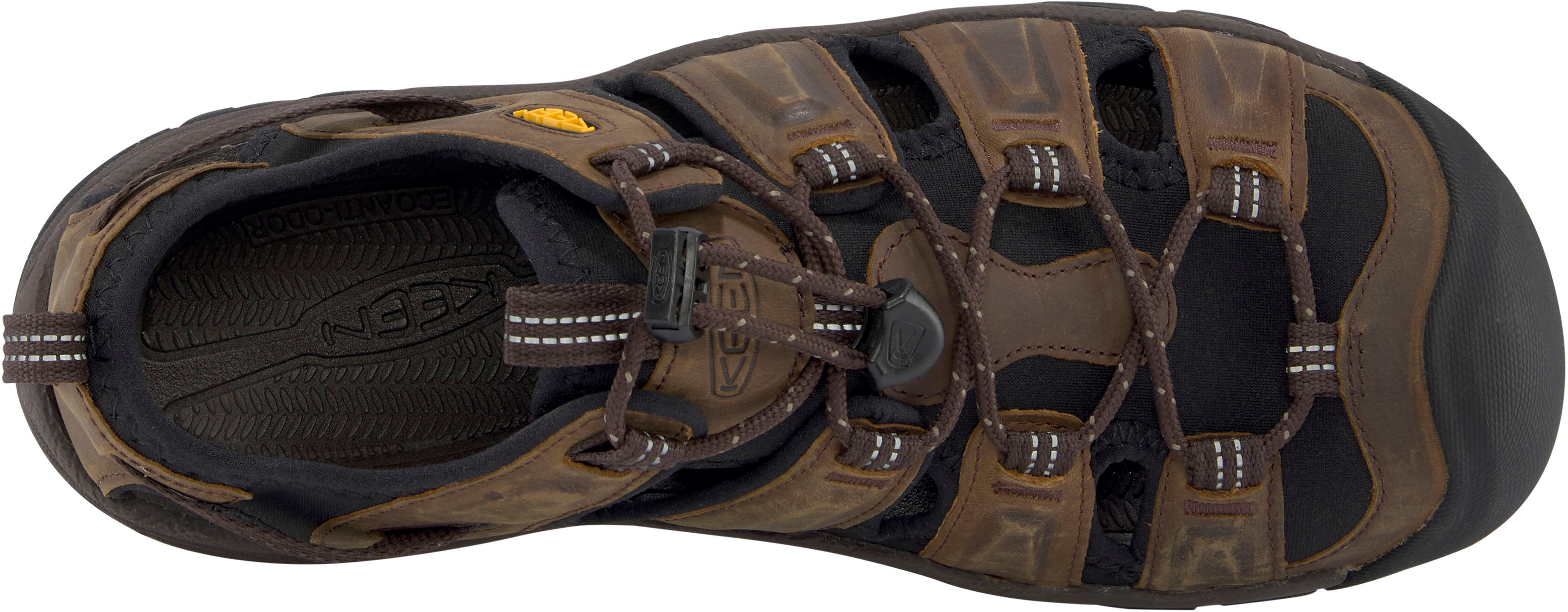 Sandale KEEN "TARGHEE III S", Herren, Gr. 44,5, braun, Leder, Schuhe Sandale braun 44,5