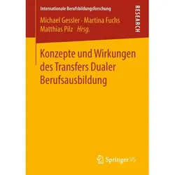 Konzepte und Wirkungen des Transfers Dualer Berufsausbildung, Fachbücher