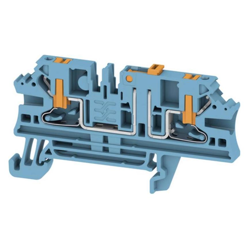 Weidmüller 2898670000 Trenn- und Messtrenn-Reihenklemme Steckanschluss Blau 50 (ALDT2.52CBL-Weidmüller-)