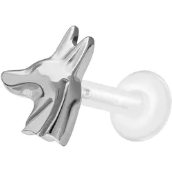PTFE Labret mit Innengewinde + Titan-Aufsatz ANUBIS KOPF