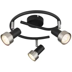 Deckenstrahler Spotlampe Deckenlampe beweglich Wohnzimmerlampe Flurlampe D 25 cm