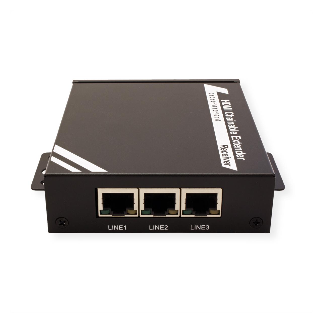 Roline HDMI Extender via TP Kabel, kaskadierbar (14.01.3468)
