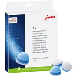 Jura Reinigungstabletten, Reinigungsmittel, Blau, Weiss
