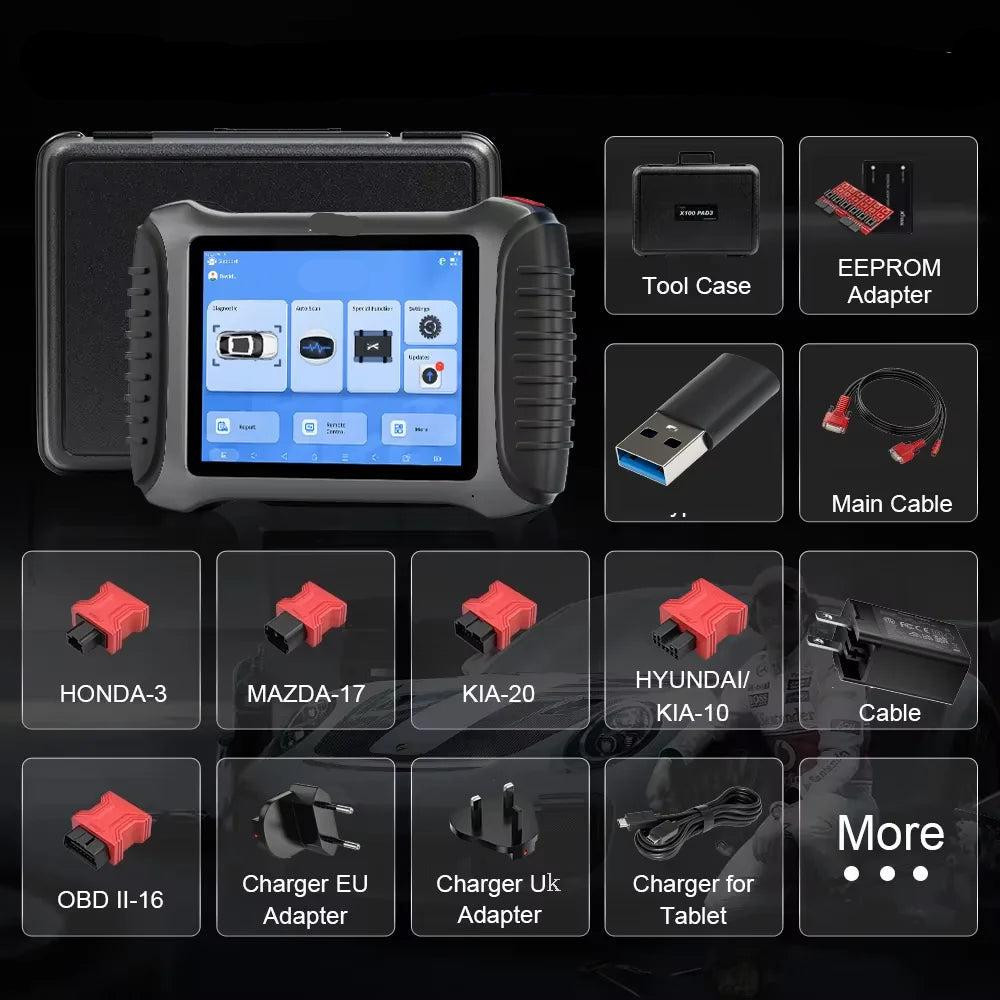Selius Autodiagnose Tool met 8-Inch Touchscreen en Foutcode Uitlezer voor Sleutelprogrammering