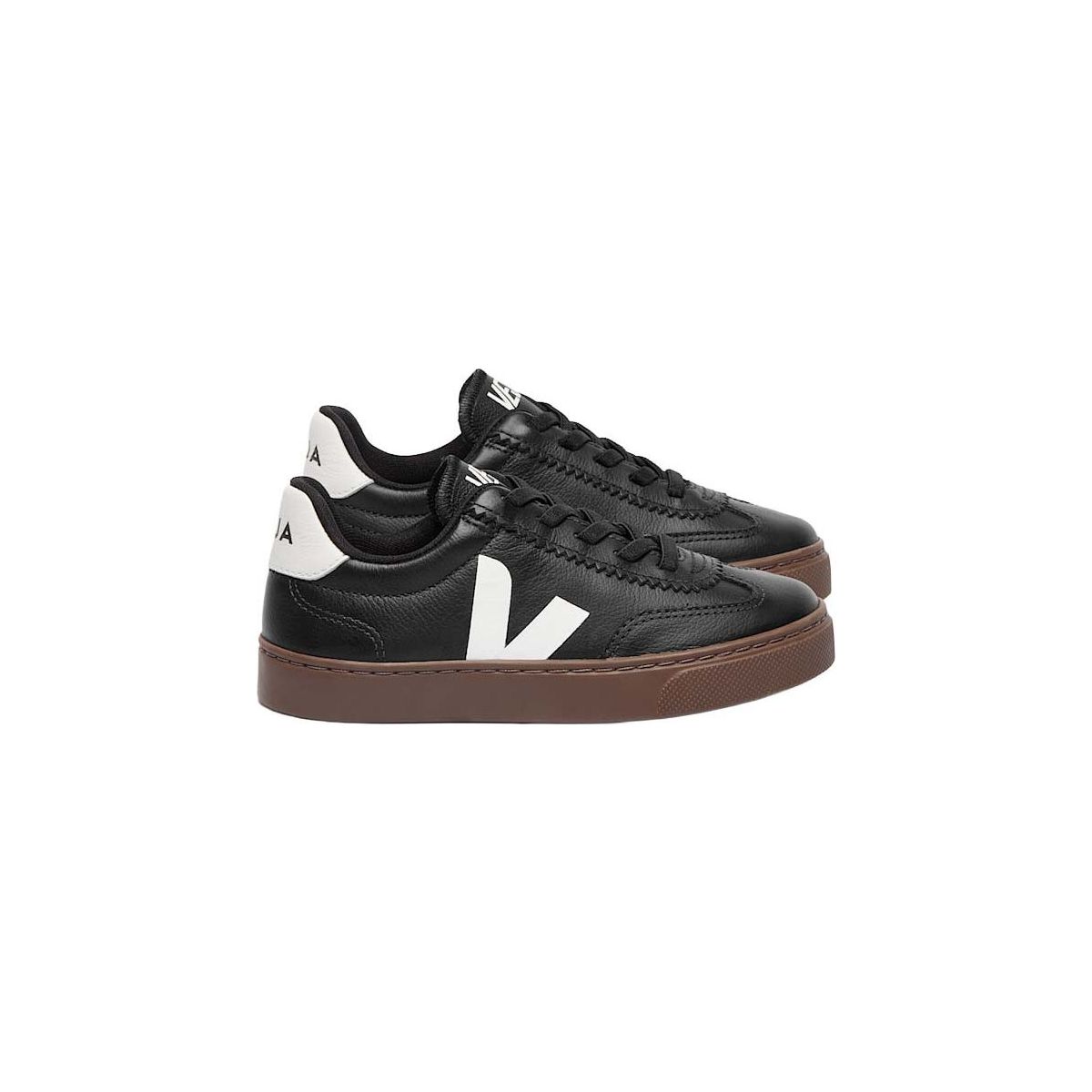 Veja Small Volley Black White Bark black white bark 22 SY2021015C220