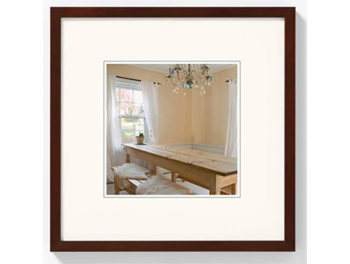 walther design fotolijst walnoot 20 x 20 cm Peppers Houten Fotolijst BP020N