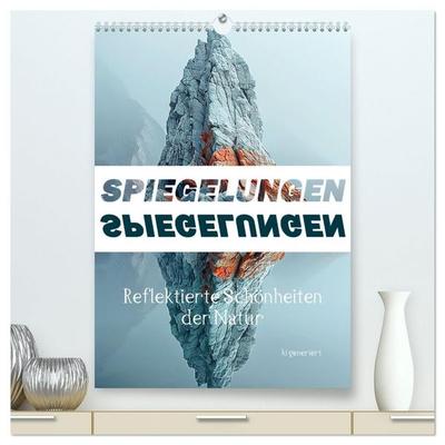Spiegelungen - Reflektierte Schönheiten der Natur (hochwertiger Premium Wandkalender 2027 DIN A2 hoch), Kunstdruck in Hochglanz