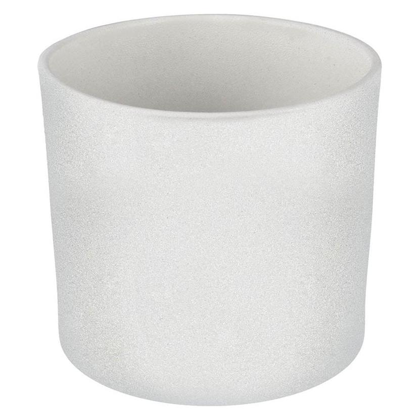 Domoletti Ceramic pot, WALEC STRUCTUR, Ø 32 cm, white (32 x 30.50 cm) (5906750945637)