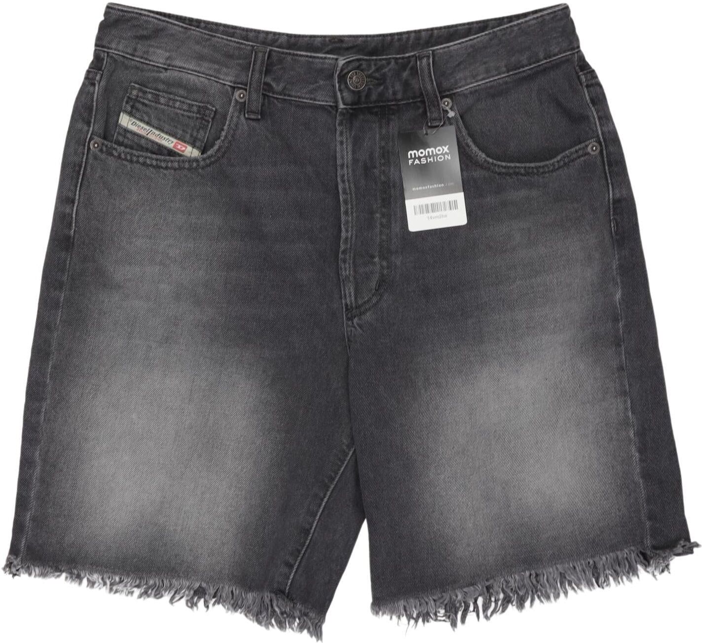 Diesel Damen Shorts, Grau, Gr. W30, Baumwolle - Second Hand