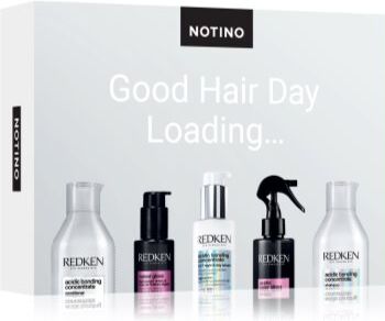 Beauty Discovery Box Notino Good Hair Day Loading… (Redken) conjunto para todos os tipos de cabelos . Discovery Box Notino Good Hair Day Loading… (Redken)