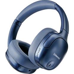Intenso Over-Ear O400HA blue Over Ear Kopfhörer Bluetooth® Blau Noise Cancelling Faltbar 3740405