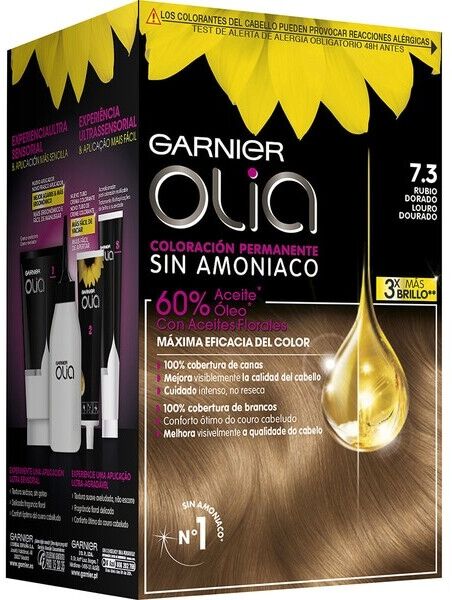 Garnier Olia Permanent Coloration 7.3 Dark Golden Blonde